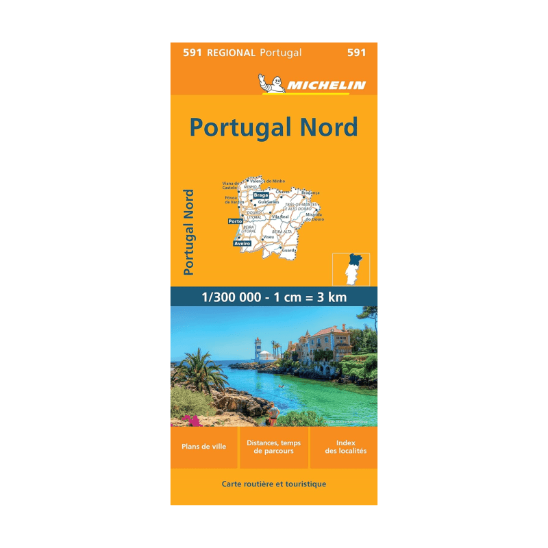 Carte Régionale 591 Portugal Nord