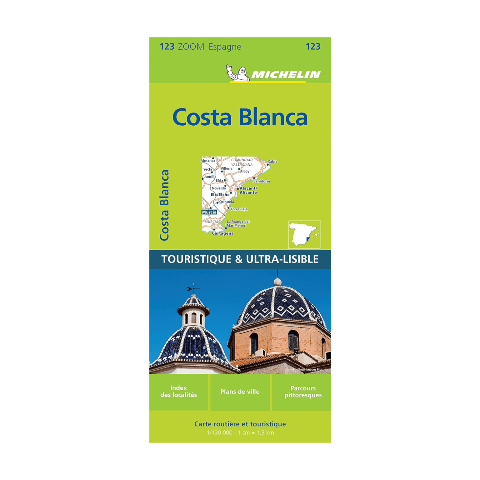 Costa blanca zoom map michelin 123 boutique de l aventure michelin