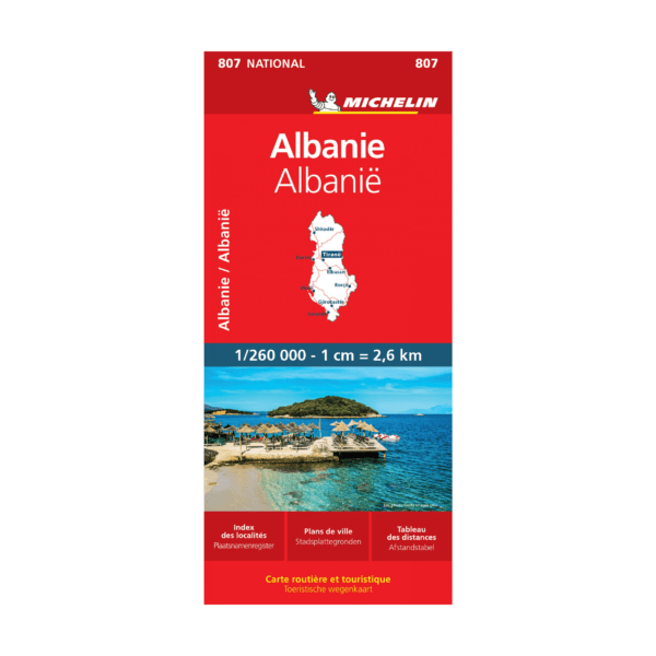 Albania National Map - Michelin Maps and Guides