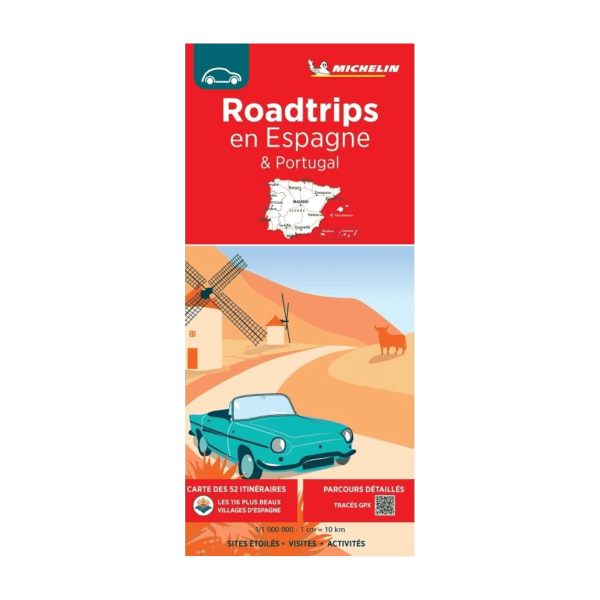 Carte Nationale Roadtrip Espagne, Portugal, - Cartes et guides Michelin