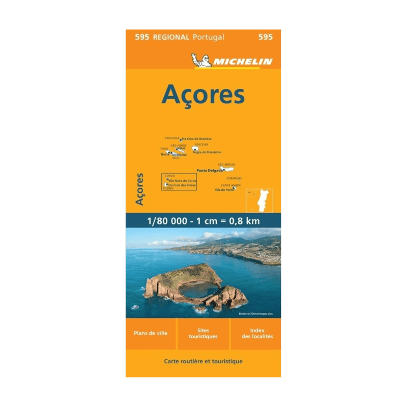 Azores Regional Map - Michelin Maps and Guides