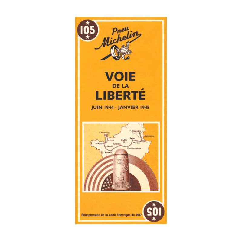 Carte Voie de la Liberté - Cartes et guides Michelin