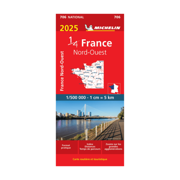 CN 706 FRANCE 2025 - Cartes et guides Michelin