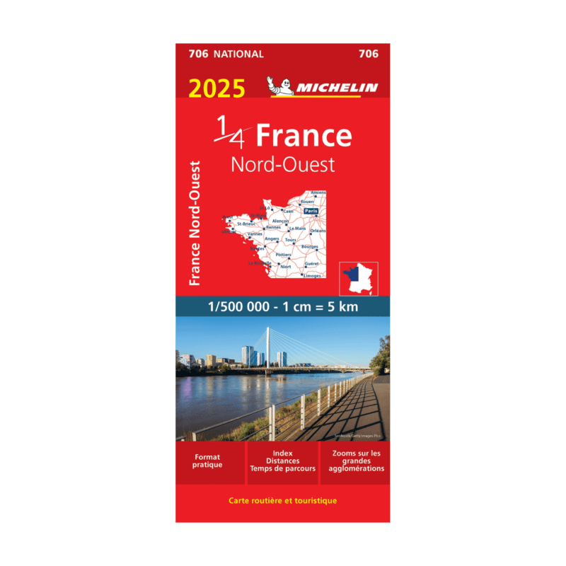 CN 706 FRANCE 2025 - Cartes et guides Michelin