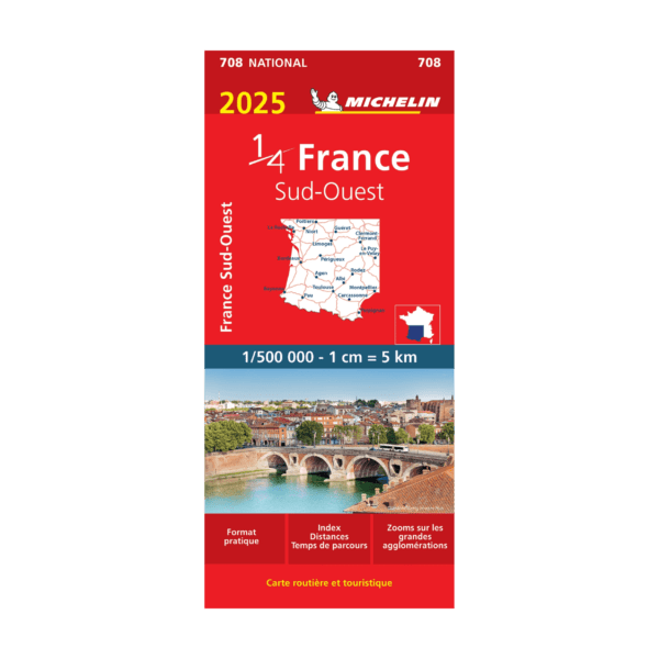 CN 708 FRANCE 2025 - Cartes et guides Michelin