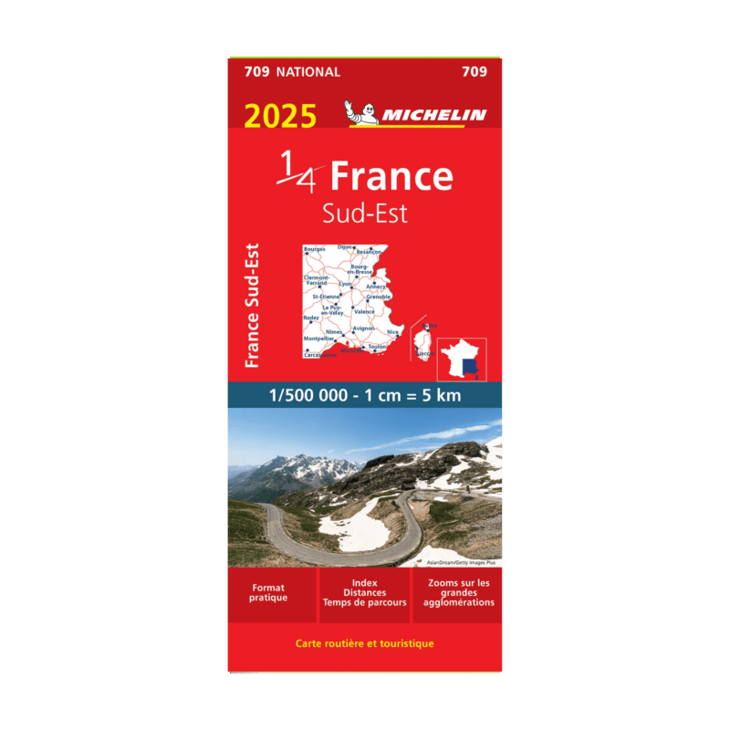 CN 709 FRANCE 2025 - Cartes et guides Michelin