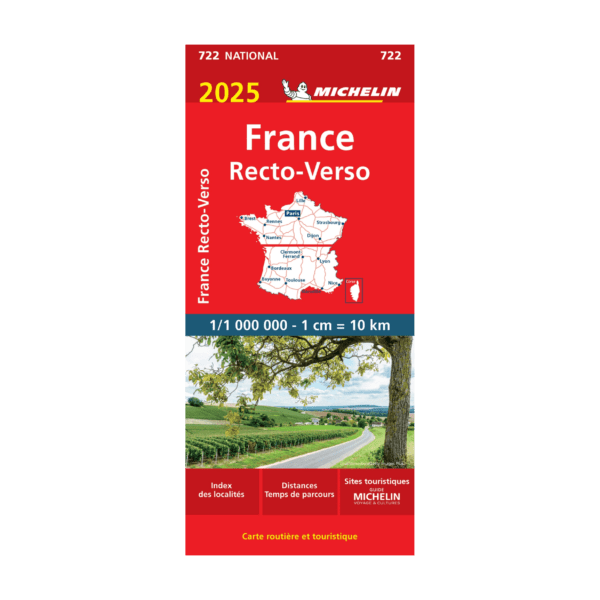 National Map 722 FRANCE 2025 - maps and guides Michelin