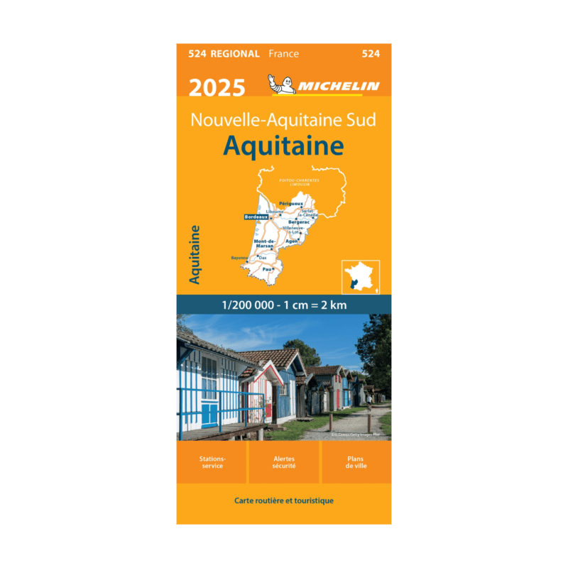 CR AQUITAINE 2025 - Cartes et Guides Michelin