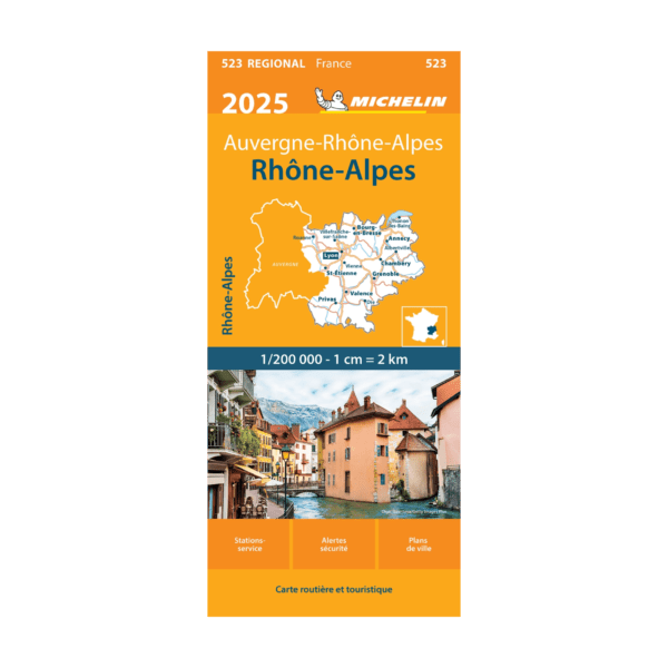 CR AURA 2025 - Cartes et guides Michelin