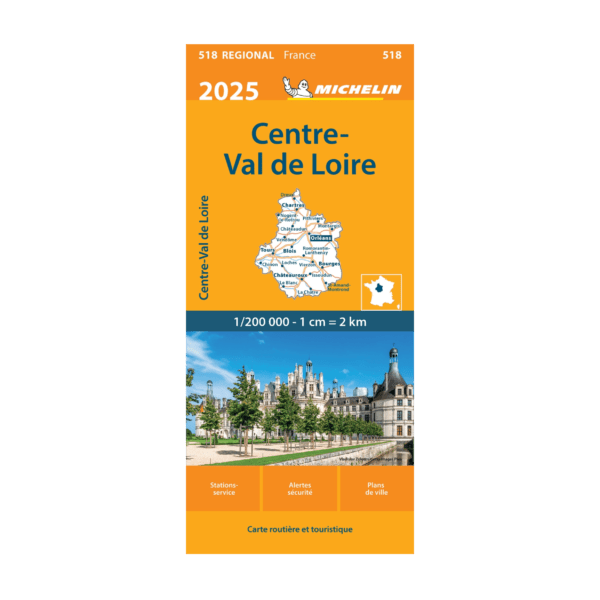 CR CENTRE VAL DE LOIRE 2025 - Cartes et guides Michelin