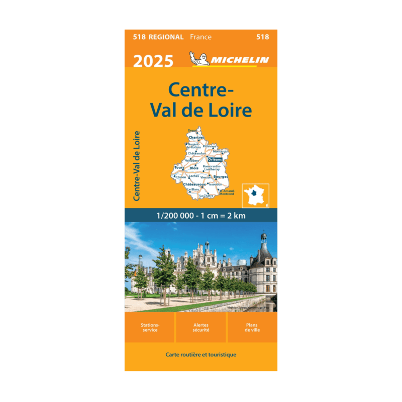 CR CENTRE VAL DE LOIRE 2025 - Cartes et guides Michelin