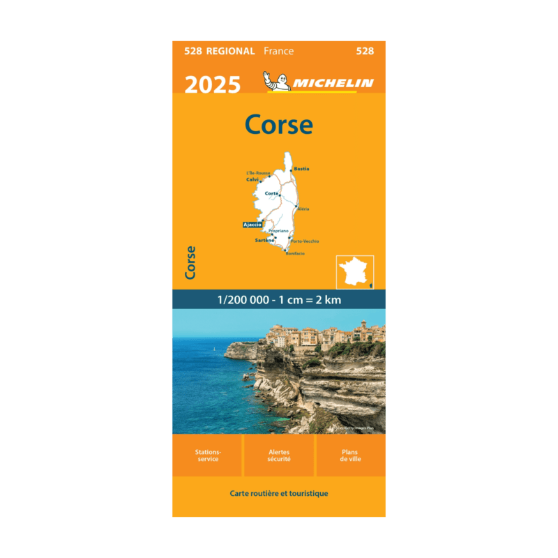 CR CORSE 2025 - Cartes et guides Michelin