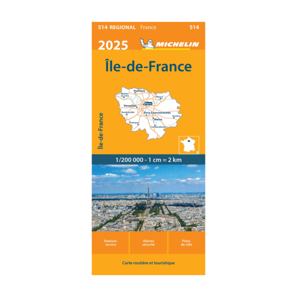 CR ILE DE FRANCE 2025 - Cartes et guides Michelin