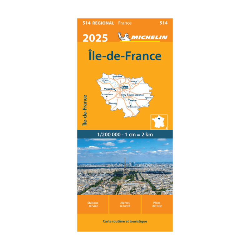 CR ILE DE FRANCE 2025 - Cartes et guides Michelin