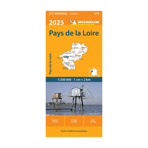 CR PAYS DE LA LOIRE 2025 - Cartes et guides Michelin