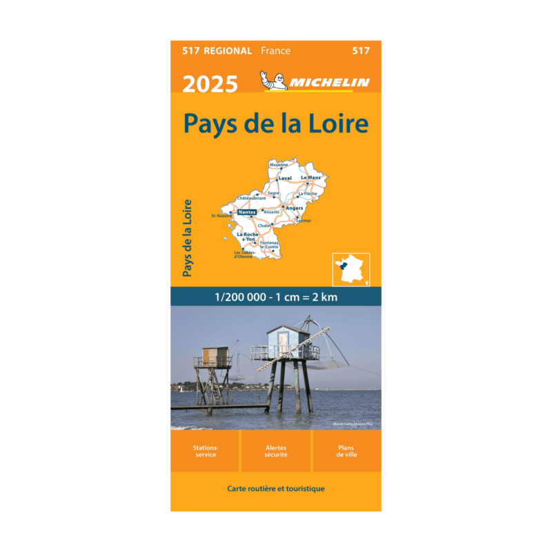 CR PAYS DE LA LOIRE 2025 - Cartes et guides Michelin