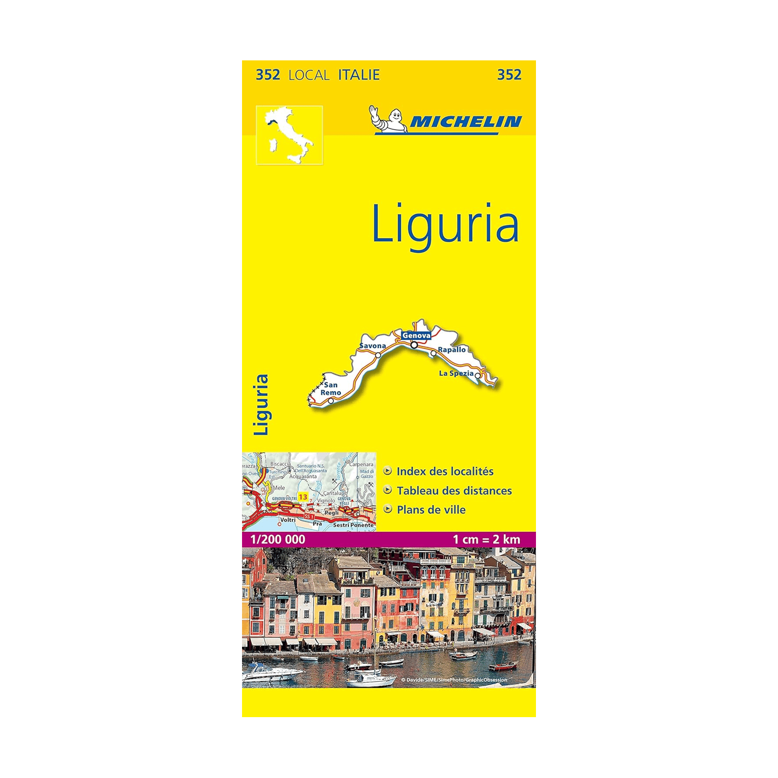 CL 352 Liguria - cartes et guides Michelin