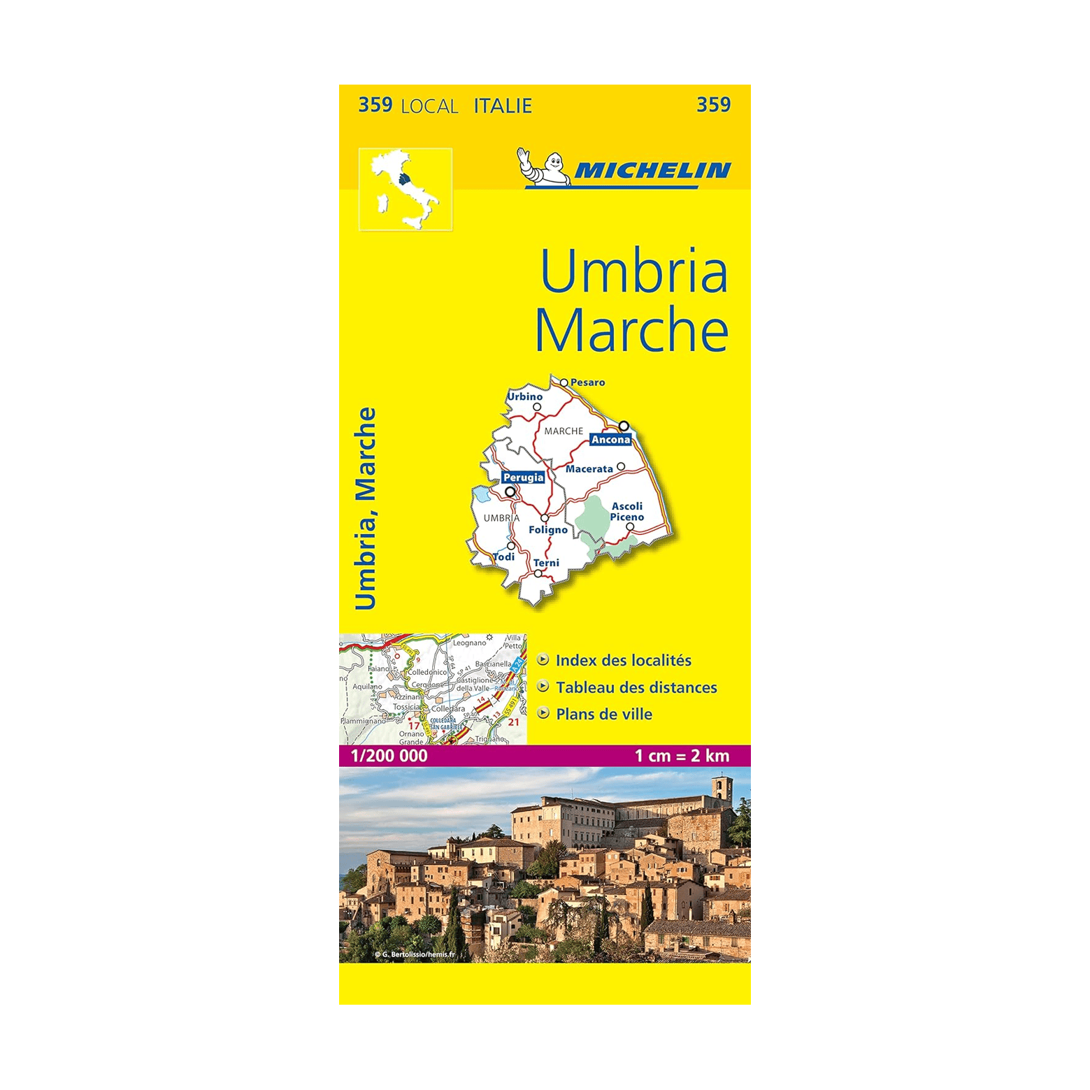 CL 359 Umbria Marche - cartes et guides Michelin