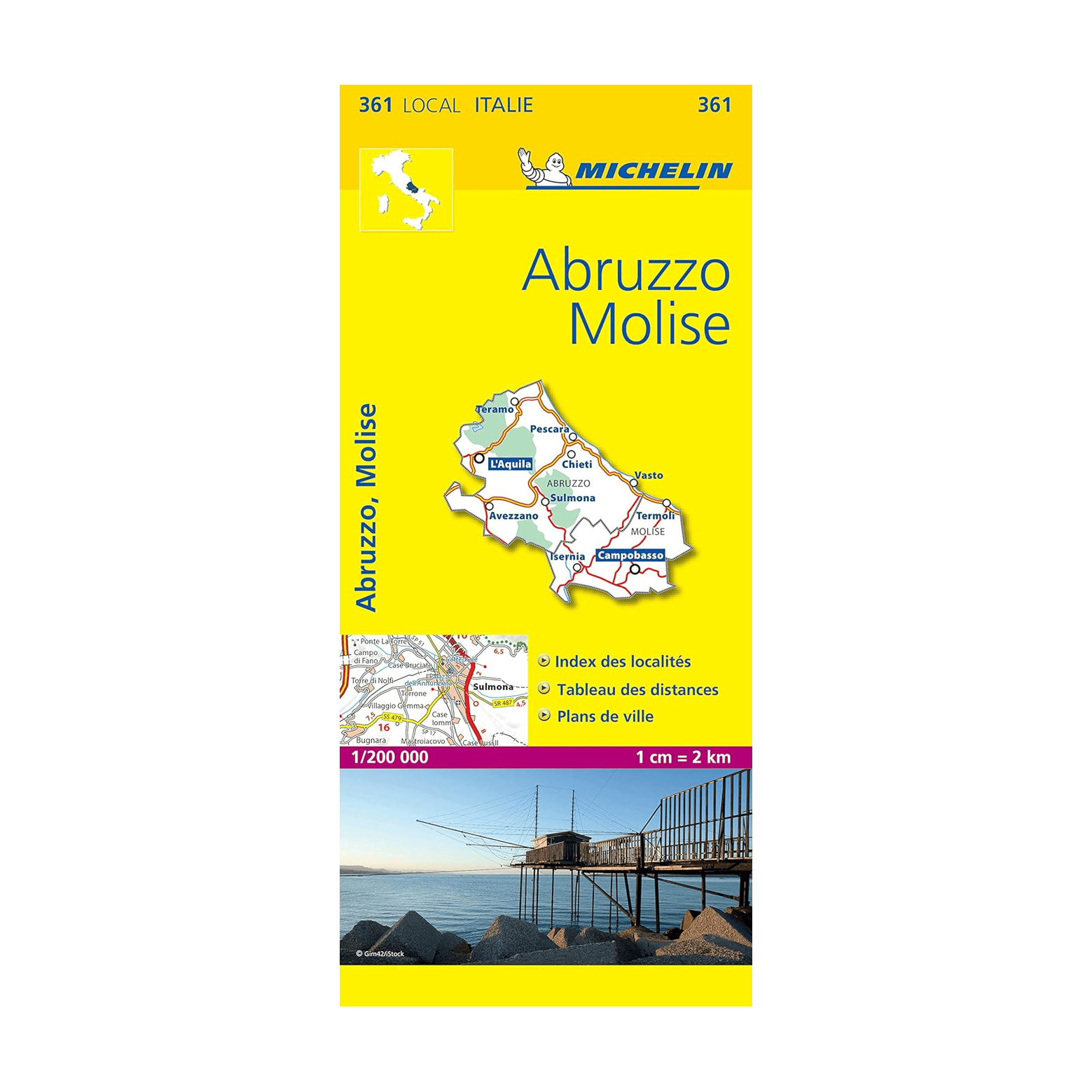 CL 361 Abruzzo Molise - cartes et guides Michelin