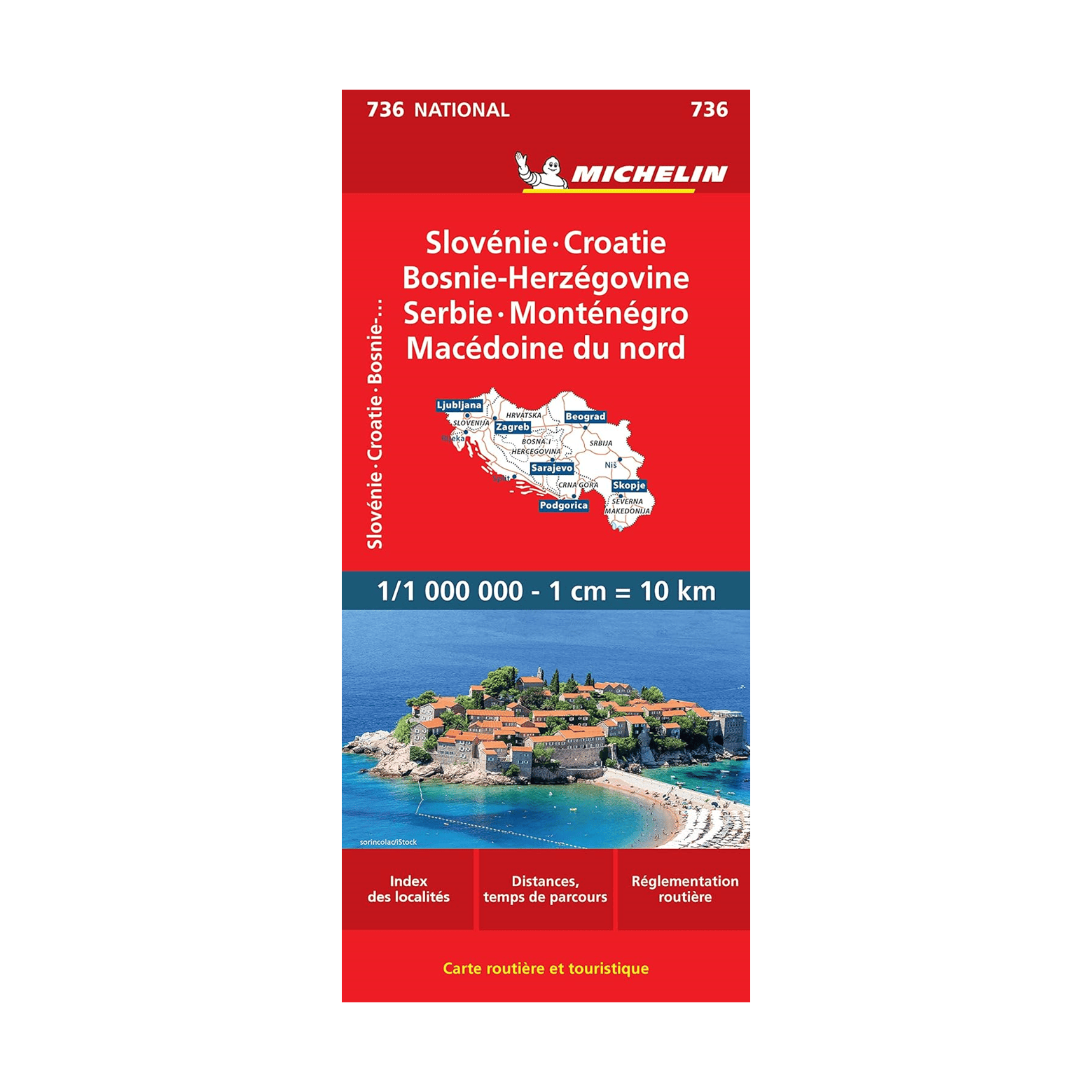 CN Slovénie Croatie - cartes et guides Michelin