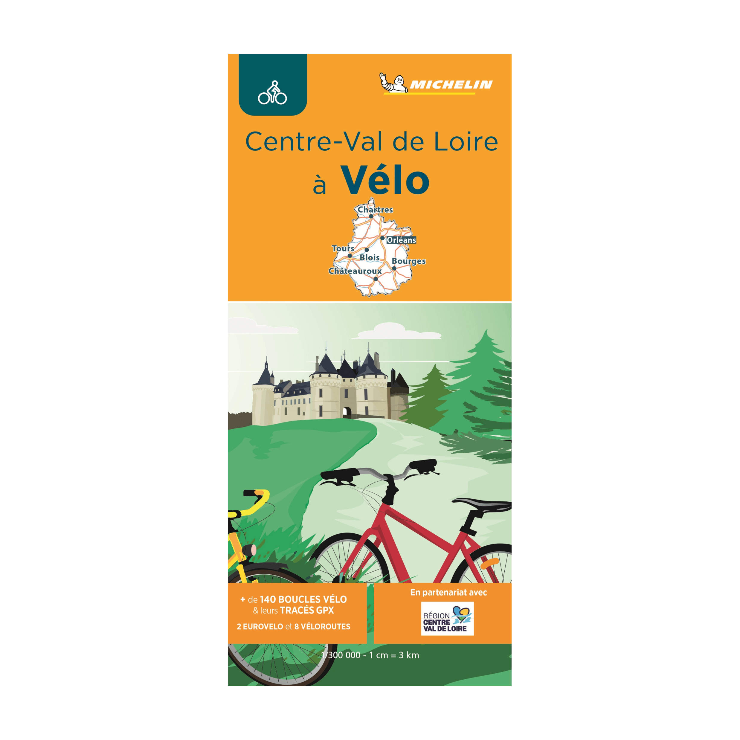 CR CENTRE VAL DE LOIRE A VELO - Cartes et guides Michelin