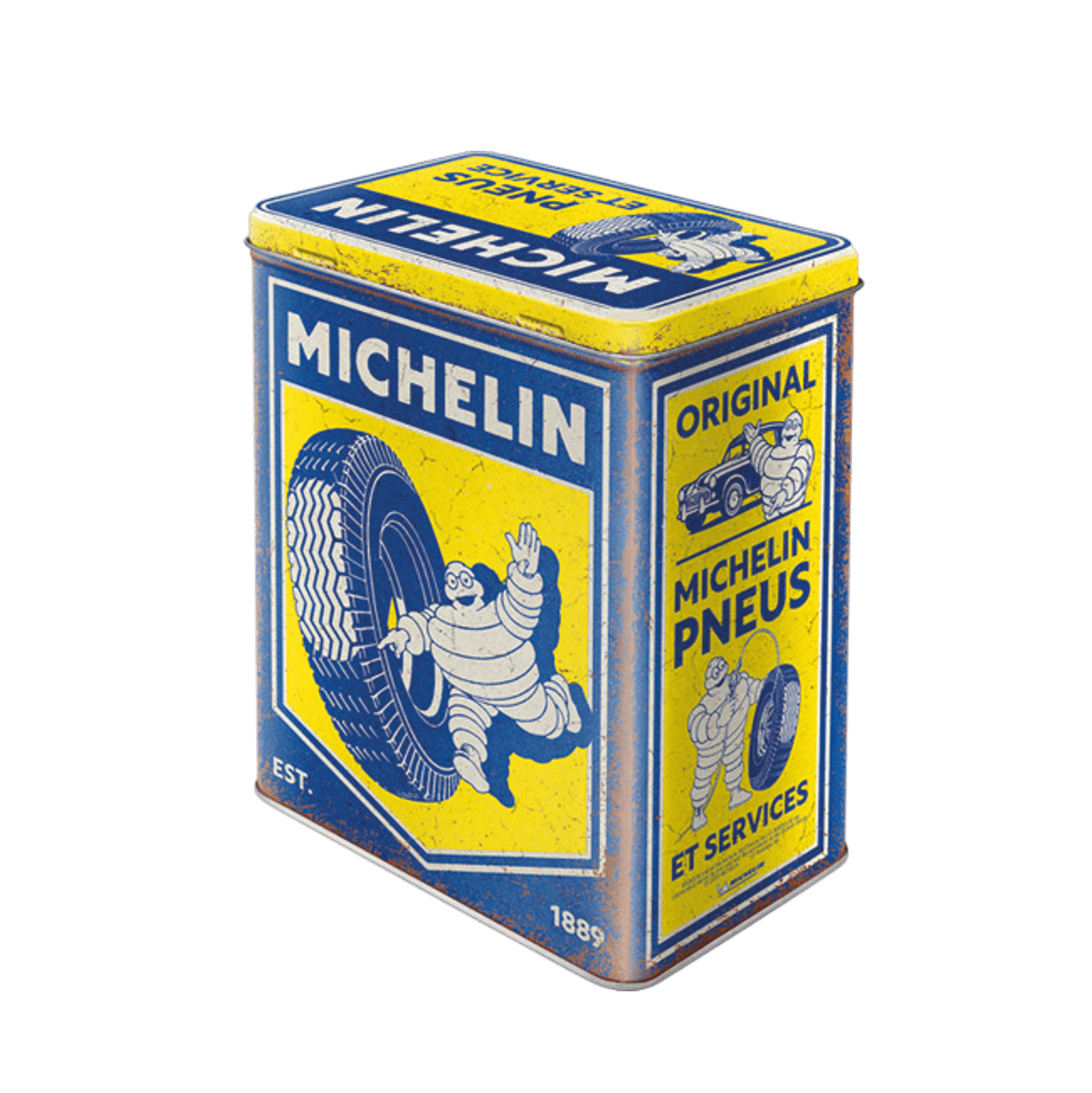 Boîte métal Bibendum Pneu Puzzle