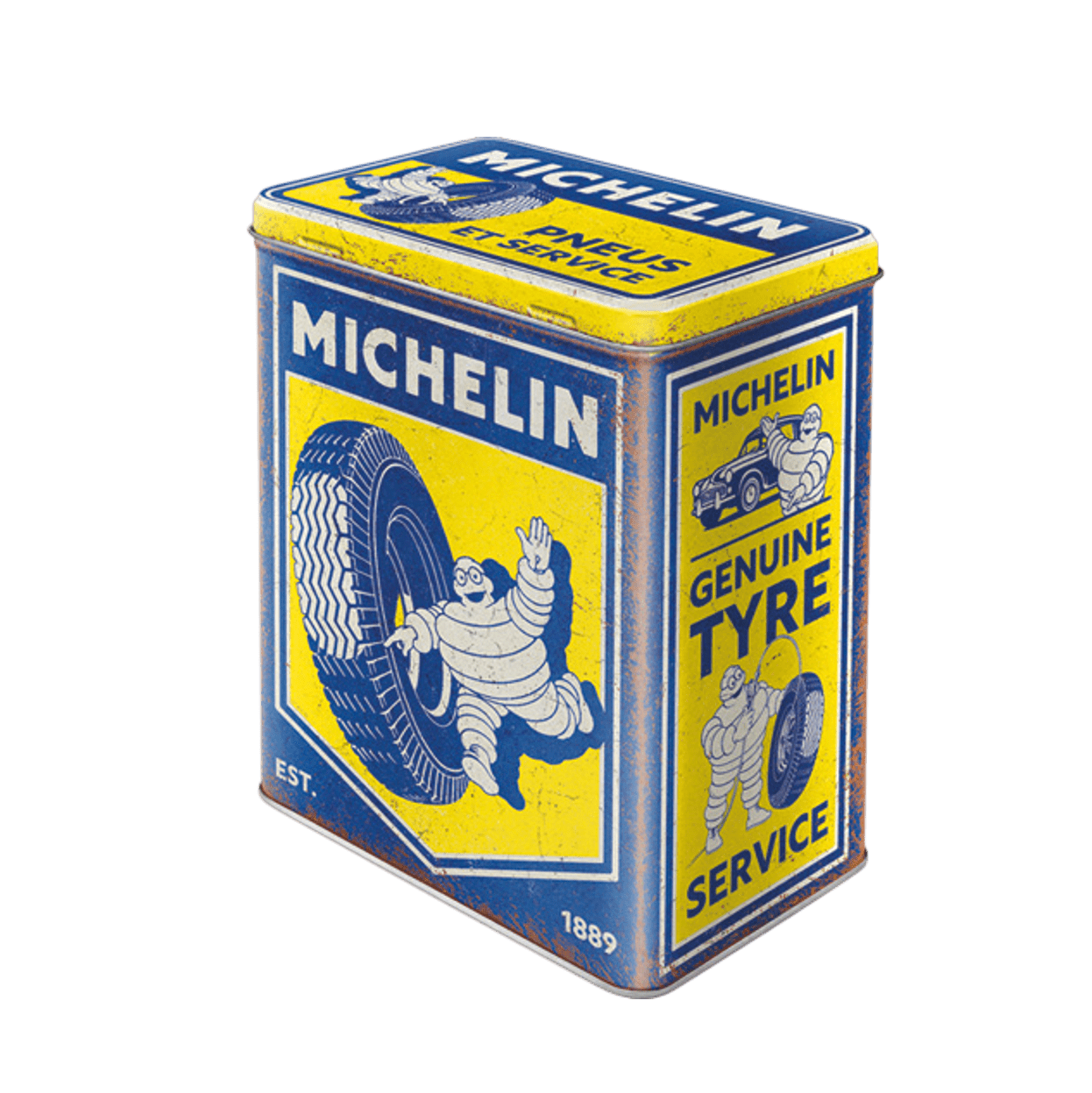 Boîte métal Bibendum Pneu Puzzle