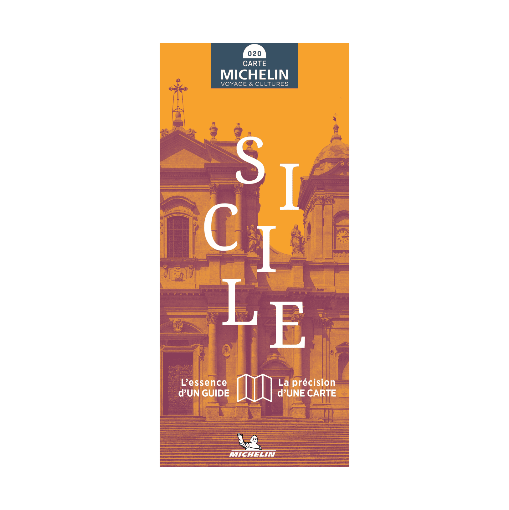 Carte voyage et cultures France Sicile Michelin