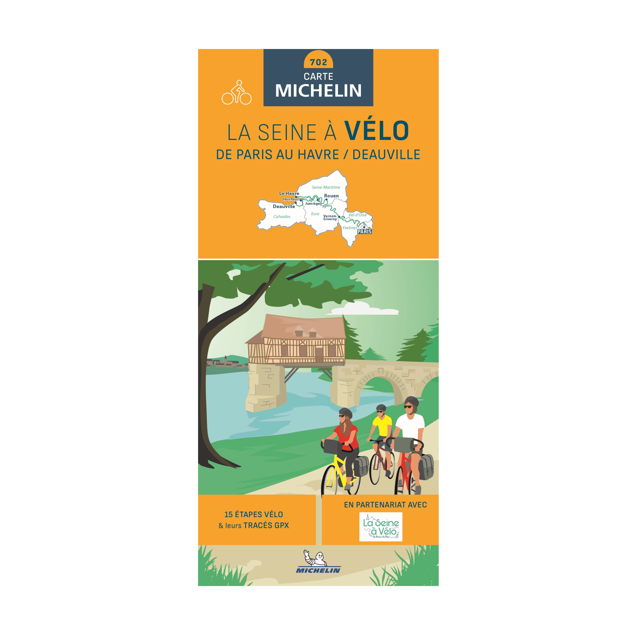 CR SEINE A VELO_702 - Cartes et guides Michelin